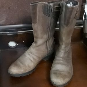 Pure leather merrell boots